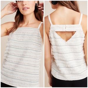 Anthropologie Maeve Quinn Textured Top Cami Sz 8